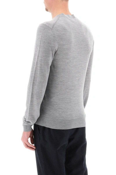 Shop Tom Ford Light Wool Sweater In Grey