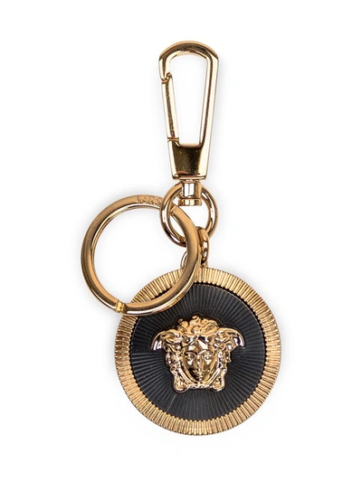 Shop Versace Biggie Jellyfish Keychain In Gold