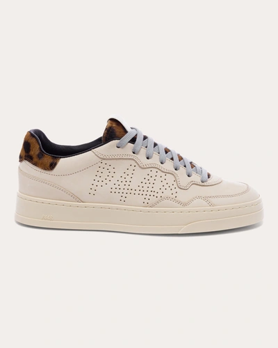 Shop P448 Women's Bali Leopard Sneaker In Cream/leopard