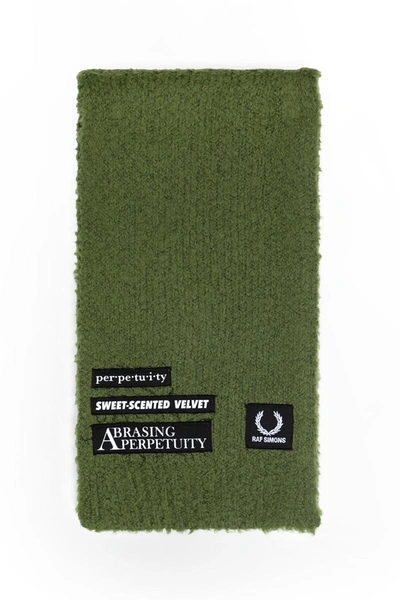 Shop Raf Simons Fred Perry X  Scarves In Green
