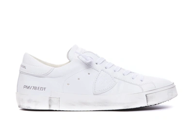 Shop Philippe Model Sneakers In Bianco