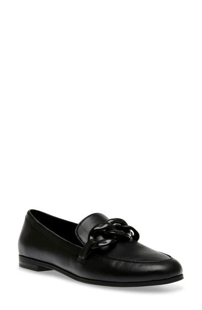 Shop Anne Klein Lagas Chain Loafer In Black
