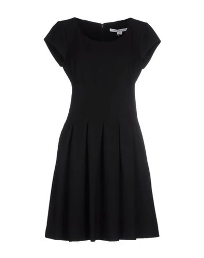 Diane Von Furstenberg Short Dress In Black