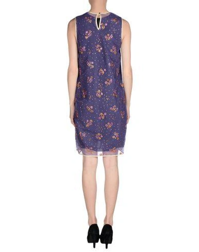 Shop Mary Katrantzou Knee-length Dress In Mauve