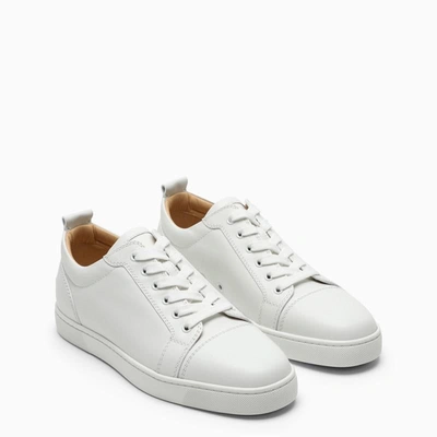 Shop Christian Louboutin Louis Junior Sneakers In In White