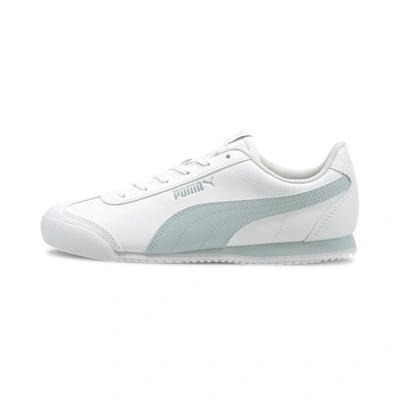 Shop Puma Women's Turino Leather Sneakers In White