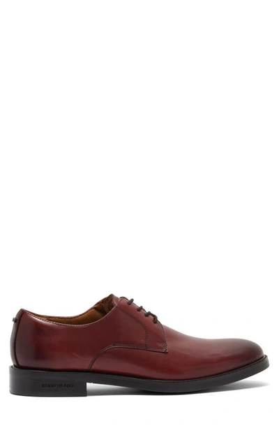 Shop Kenneth Cole Leather Derby Oxford In Brandy