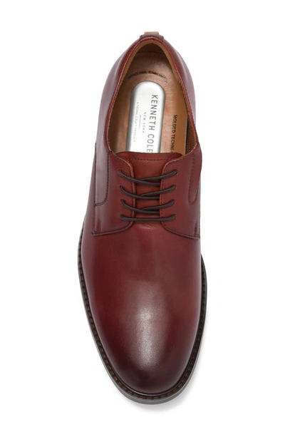 Shop Kenneth Cole Leather Derby Oxford In Brandy