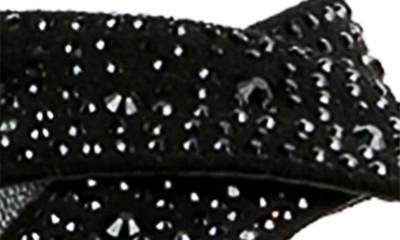 Rag & Co Regalia Black Rhinestone Embellished Stiletto Sandals In Black