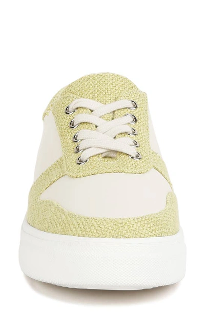 Shop Rag & Co Kjaer Sneaker In Off White/ Green