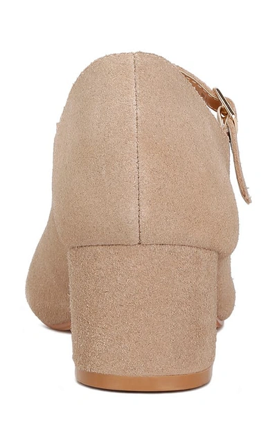 Rag & Co Dallin Suede Block Heel Mary Janes In Sand In Sand