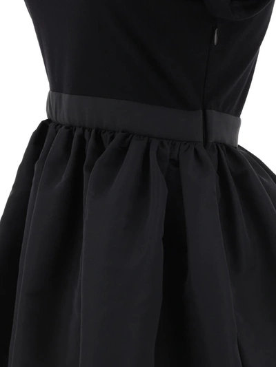 Shop Alexander Mcqueen "hybrid" Dress In Black