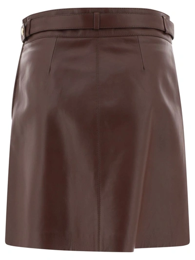 Shop Chloé A-line Skirt In Brown