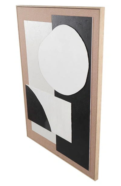 Vivian Lune Home Abstract Framed Wall Art In Brown