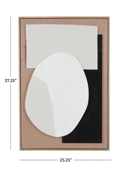 Vivian Lune Home Abstract Framed Wall Art In Brown