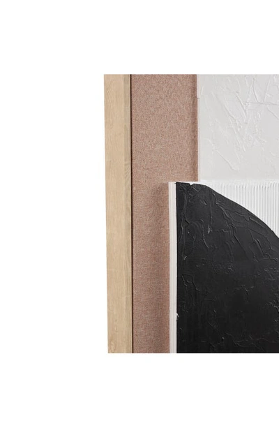 Vivian Lune Home Abstract Framed Wall Art In Brown
