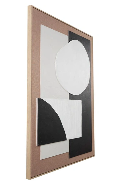 Vivian Lune Home Abstract Framed Wall Art In Brown