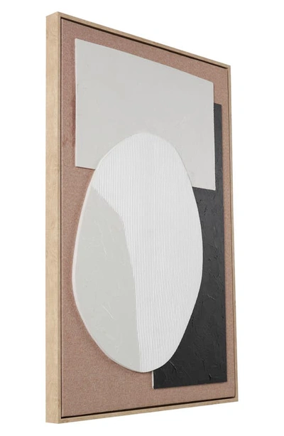 Vivian Lune Home Abstract Framed Wall Art In Brown