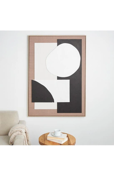 Vivian Lune Home Abstract Framed Wall Art In Brown