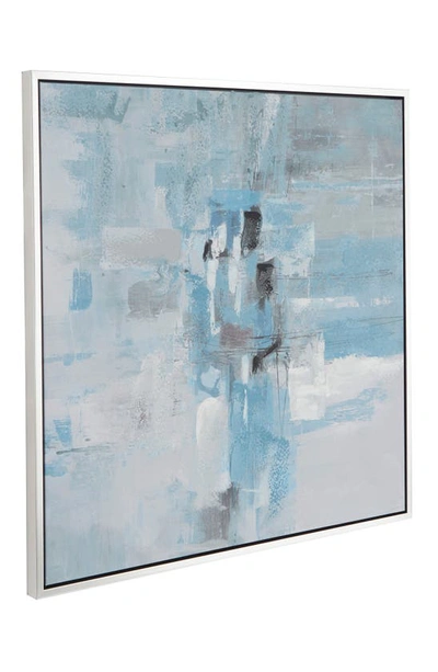 Shop Cosmo By Cosmopolitan Abstract Canvas Framed Wall Art In Blue