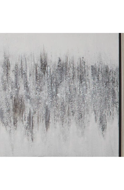 Willow Row Canvas Framed Wall Art In Gray