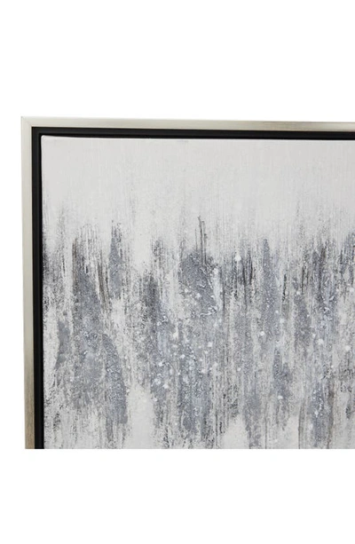 Willow Row Canvas Framed Wall Art In Gray