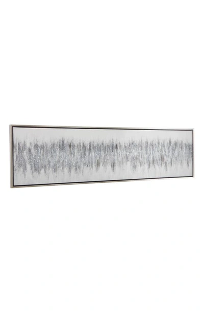 Willow Row Canvas Framed Wall Art In Gray
