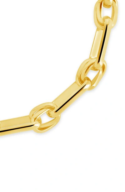 Sterling Forever Wilma Chain Link Bracelet In Gold