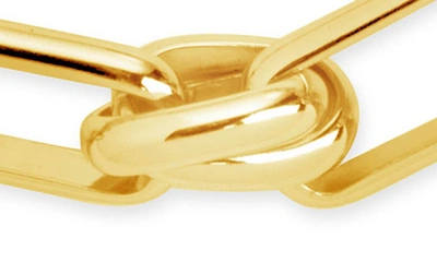 Sterling Forever Wilma Chain Link Bracelet In Gold