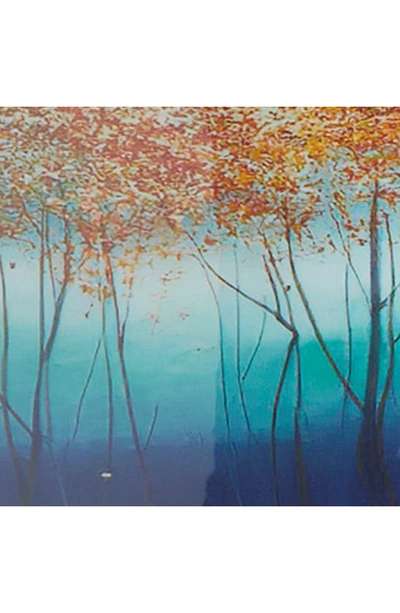 Vivian Lune Home Blue Trees Framed Wall Art In Blue