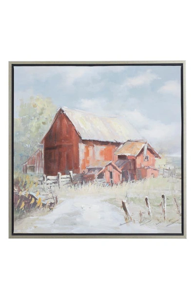 Sonoma Sage Home Farmhouse Canvas Framed Wall Art In Blue
