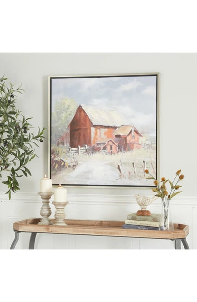 Sonoma Sage Home Farmhouse Canvas Framed Wall Art In Blue