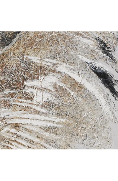 Willow Row Canvas Framed Wall Art In Brown