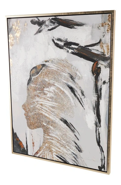 Willow Row Canvas Framed Wall Art In Brown