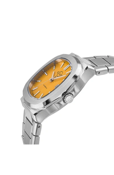 Shop Gv2 Potente Automatic Bracelet Watch, 40mm In Yellow