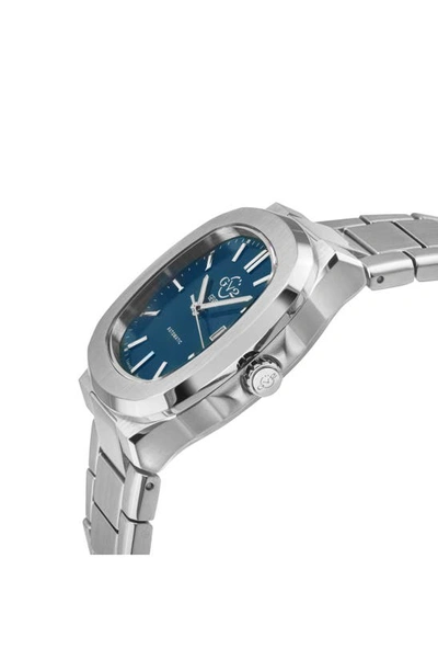 Shop Gv2 Potente Automatic Bracelet Watch, 40mm In Blue