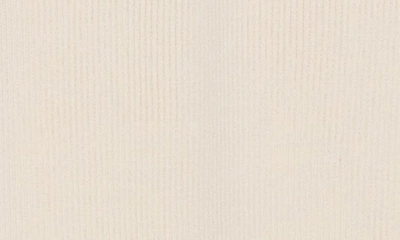 Blu Pepper Long Sleeve Rib Knit Midi Dress In Cream