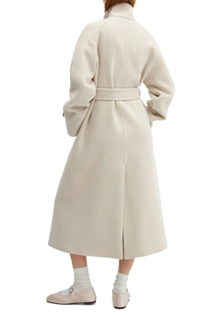 MANGO MANGO VIRGIN WOOL BLEND COAT 