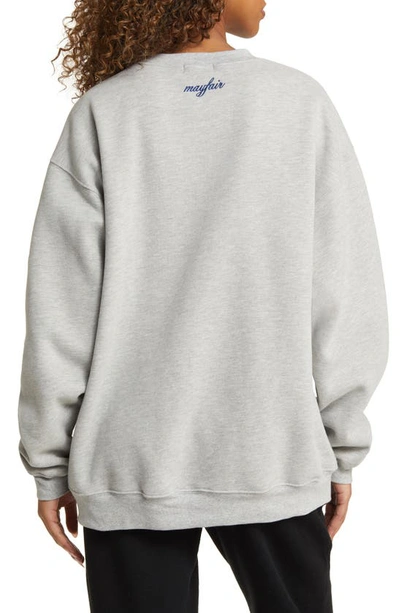 Shop The Mayfair Group Empathy Always Graphic Sweatshirt In Grey