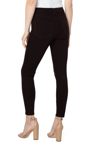 Liverpool Los Angeles Abby High Waist Ankle Skinny Jeans In Molasses