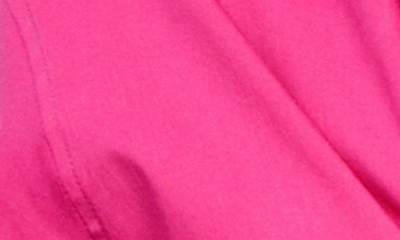 Mango Tie Back Wrap Shirt In Fuchsia