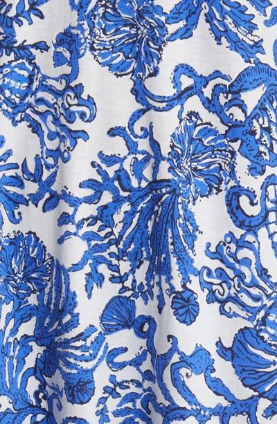 Lilly Pulitzer Alyssa A-line Cotton Dress In Deeper Coconut Ride With Me