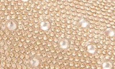 Azalea Wang Rhinestone Sneaker In Rose Gold