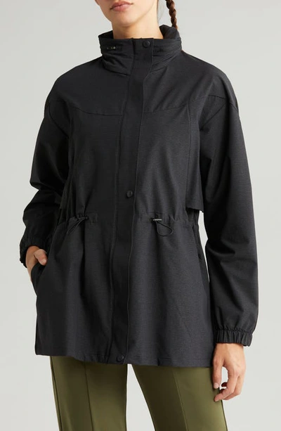 Shop Zella Commute Stowaway Hood Jacket In Black