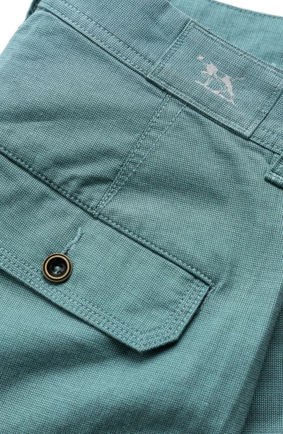 Shop Rodd & Gunn Millwater Stretch Twill Shorts In Turquoise