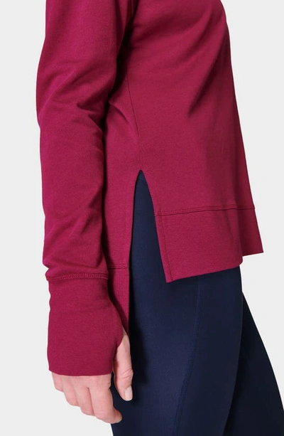 Sweaty Betty After Class Sweatshirt In Vamp Red