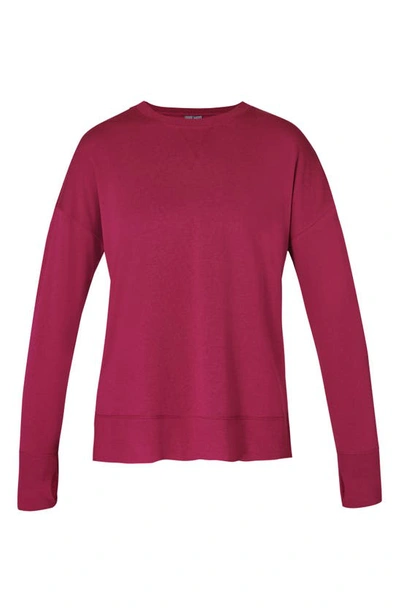 Sweaty Betty After Class Sweatshirt In Vamp Red