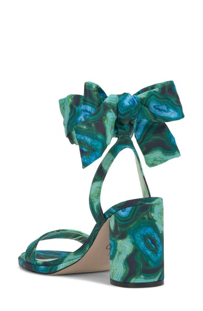 Shop Jessica Simpson Cadith Ankle Wrap Sandal In Fluorite Combo