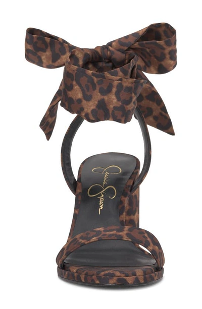 Jessica Simpson Cadith Ankle Wrap Sandal In Natural