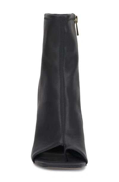 Shop Jessica Simpson Ozoria Open Toe Bootie In Black